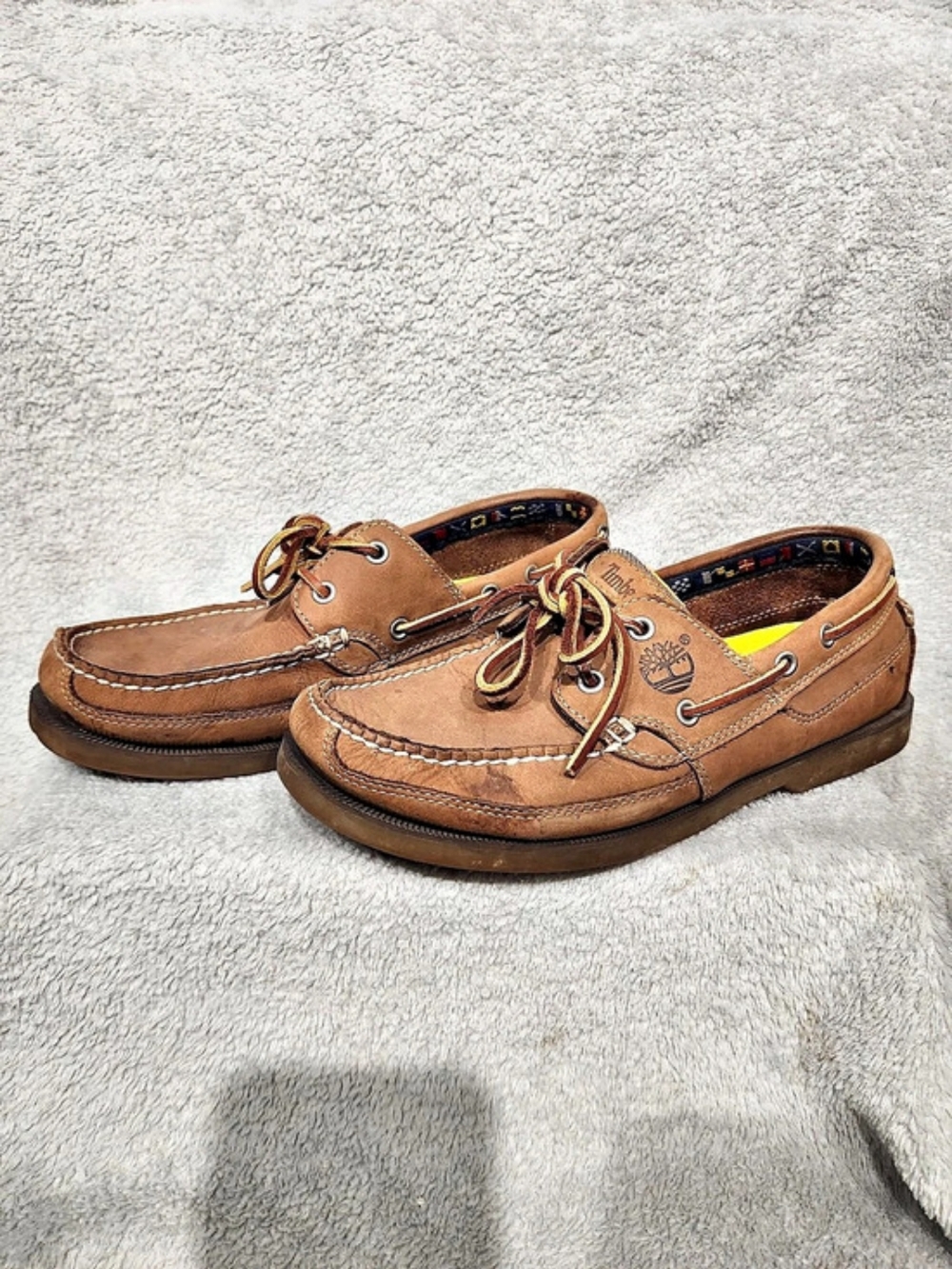 Timberland Men's Timberland 3-Eye Lug Handsewn Boat Shoe 3-Eye Lug Handsewn Boat